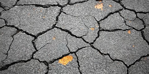Obraz premium dry cracked soil
