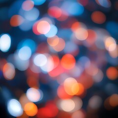 Fototapeta premium Abstract Colorful Bokeh Lights Background.