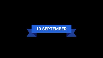 10 September Ribbon Animation
