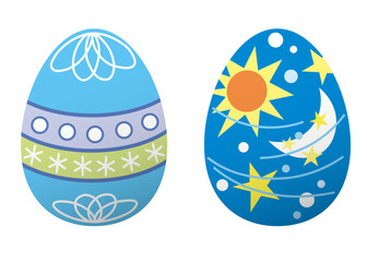 イースターエッグのイラストセット02