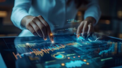 Sharp Analytical Mind of Managers Analyzing Data with Keen Eyes