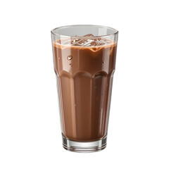 PNG Chocolate Milkshake in Glass – Iced Cocoa Refreshment