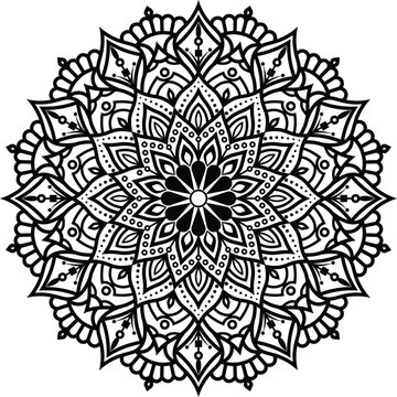 Geometric mandala design