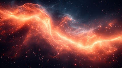 Obraz premium Cosmic energy flow