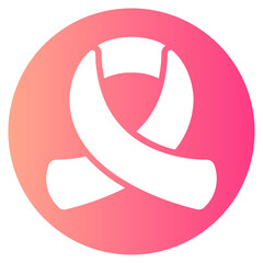ribbon gradient icon