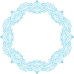 Beautiful flower art and mandala vector design