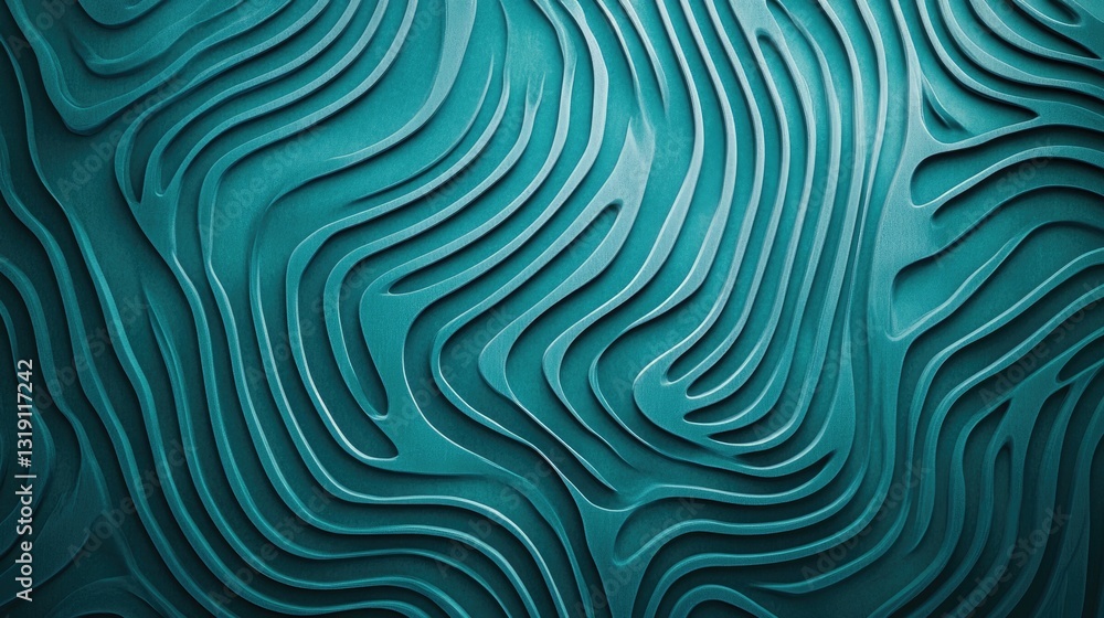 Poster abstract teal swirling pattern background texture design graphic art image