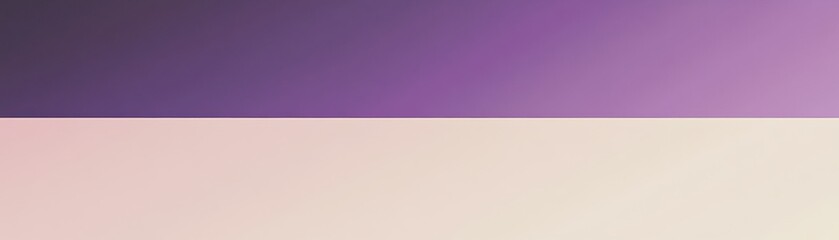Fototapeta premium A soft gradient background with purple and cream tones, perfect for creating a minimalist yet elegant design, modern design for a banner, poster, or presentation
