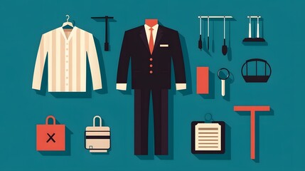 Justice System Infographic:Crime, Punishment, and Rehabilitation Process Illustrated - obrazy, fototapety, plakaty