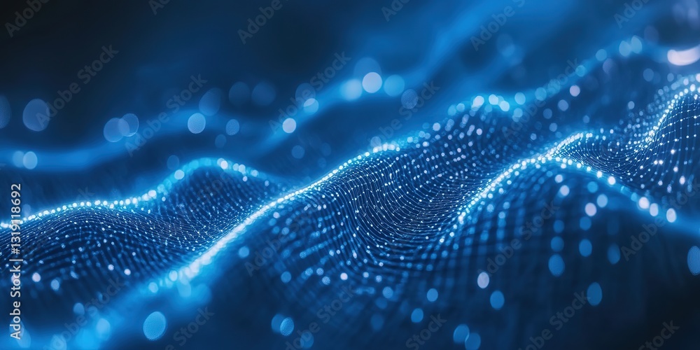 Poster digital backdround ideal for technological operations, neural networks, ai, data transmission and en