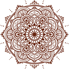 Beautiful Mandala Art and Vector Mandala Design Image.