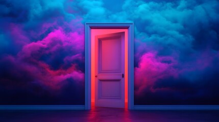 A Kaleidoscopic Portal Opening to a Dreamlike Dimensional Realm
