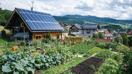 Urban Farm Combining Compost and Solar Power