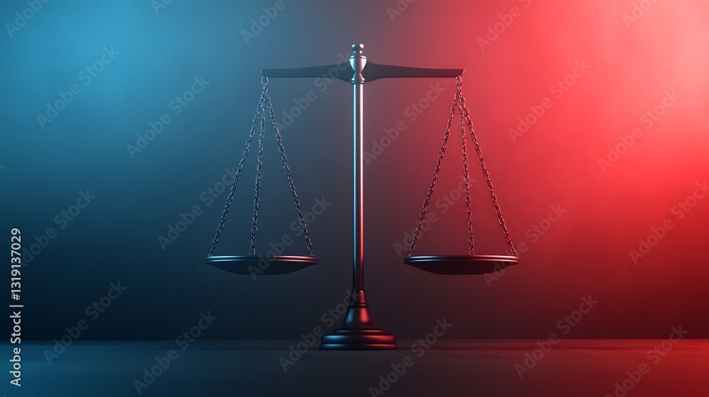 Poster glowing scale balancing light and darkness in dynamic battle