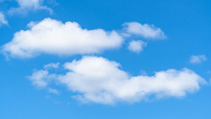Sunset sky. Cirrocumulus and cirrostratus clouds during sunset. Beautiful dramatic sunset sky background.