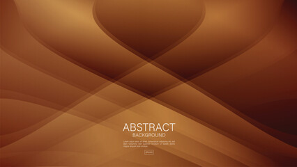 Brown abstract background, wave graphic, Geometric vector, Minimal Texture, web background, Brown cover design, flyer template, banner, wall decoration, wallpaper, Brown background vector