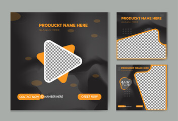 corporate Social Media Post Design template