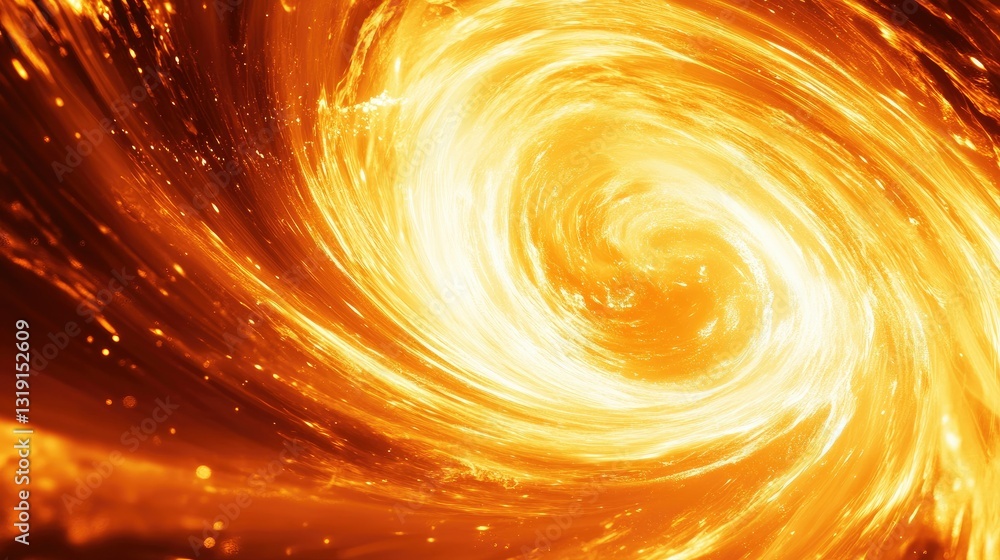 Poster abstract explosion of colors with a swirling fluid effect, creating a dynamic background