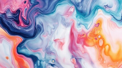 Bright and colorful watercolor background with vivid shades and organic flow, great for web and print design