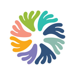 Colorful abstract shapes fluid hand drawn organic shapes vector shape creative element