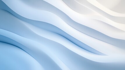 Obraz premium Sleek winter-inspired gradient from icy blue to silvery white for modern tech designs
