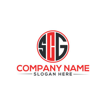 Letter scg modern Logo Vector Design. Minimal scg logo template background in illustrator