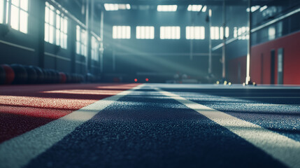 athletic surface on sport station