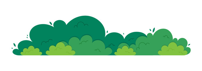 Obraz premium Bunch grass cartoon environment illustration clipart