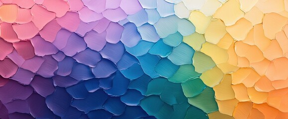Vibrant and multicolored anodized titanium rainbow texture creating a stunning visual appeal for backgrounds or wallpapers