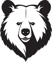 Bear Head - Vector Illustration