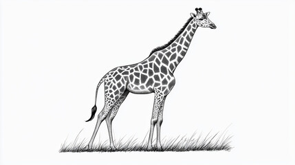 giraffe vector illustration