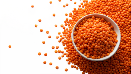 lentils isolated on transparent background png