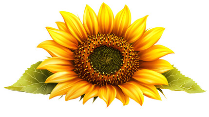 Fototapeta premium sunflower transparent background png