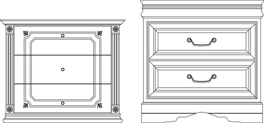 vector sketch illustration silhouette interior furniture design television cabinet living room 
