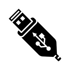 usb icon flat vecktor trendy popular simple