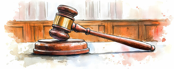 Gavel courtroom justice law legal