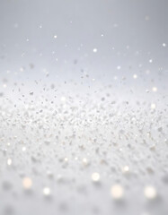 Abstract White Particle Explosion on a Soft Background