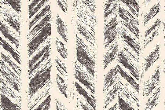 Chic Neutral Pattern with Thick and Thin Lines: Textured Seamless Style