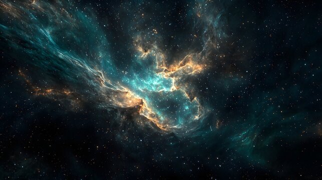 30. A timeless interstellar landscape filled with infinite galaxies and deep cosmic mystery