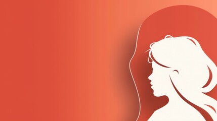 World maternal mental health day conceptual design for awareness campaign. Horizontal banner. Copy space. Postpartum depression concept. Postnatal care services, women's wellness