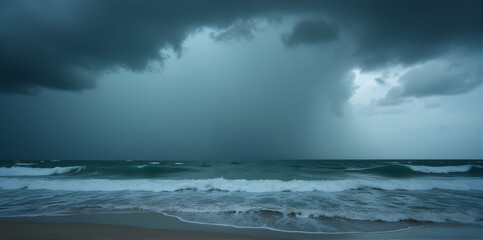 Approaching Storm over the Ocean