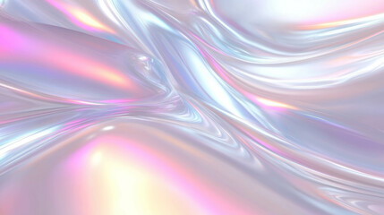 Pastel abstract chaos background with iridescent swirls for creative design
