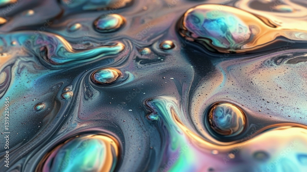 Aufkleber Abstract colorful elegant texture with chaotic flowing patterns