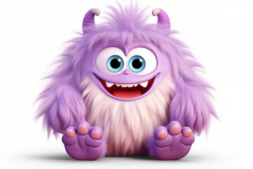 Obraz premium Lots of cute fluffy monster dolls
