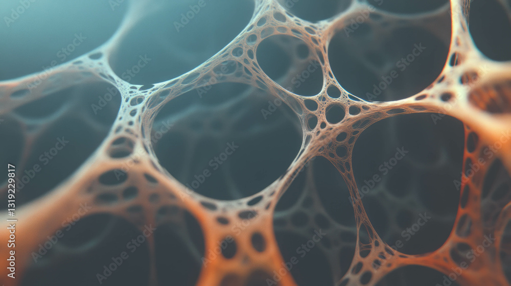 Poster Complex abstract background with chaotic network pattern for creative design