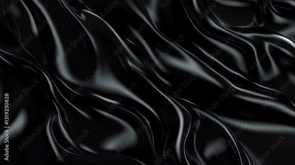 Poster Dark abstract waves background for elegant design and mood setting