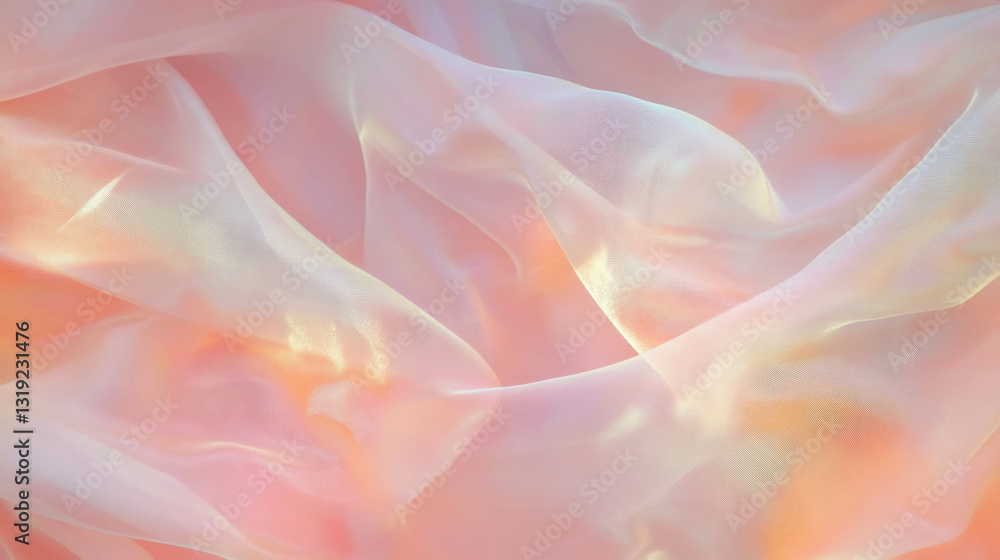 Aufkleber delicate abstract overlay texture with soft hues for creative design