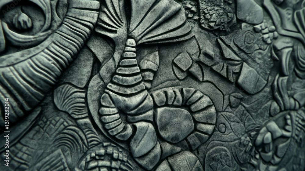 Poster dramatic abstract texture featuring elegant chaotic patterns for artistic design