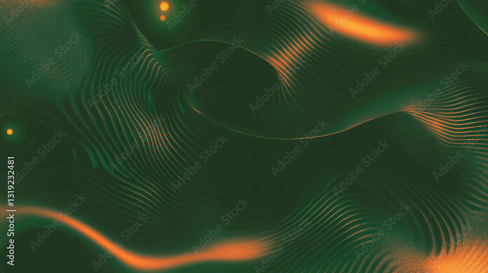 Aufkleber elegant abstract background with fluid wave patterns and vibrant colors for modern design