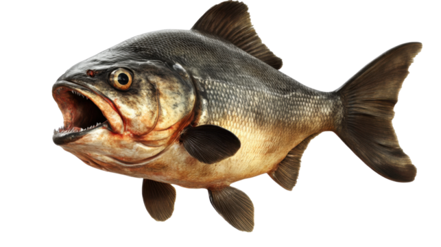 fish isolated on white background